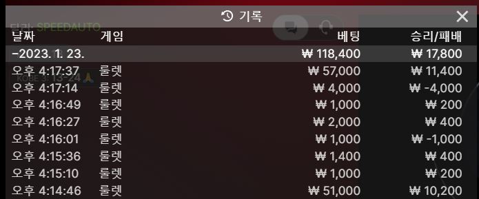 오늘도 룰렛(0)