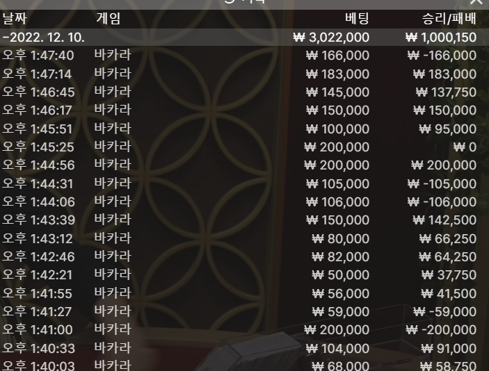 온카판 가입후 아리아 카지노 첫 후기 105만 승(0)