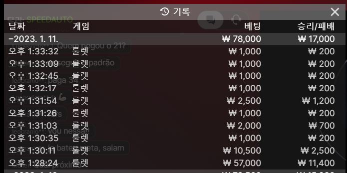 오늘도 재미로 해보는 룰렛(0)