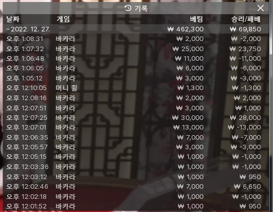 아리아 오늘 게임 마감~^^(0)