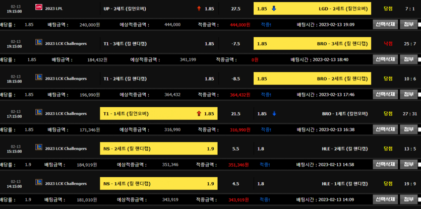 비제휴 LOL 후기(0)