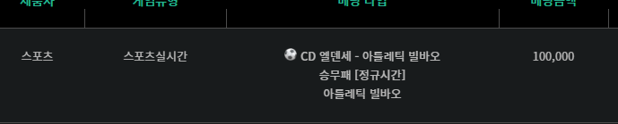 비제휴 스포츠(0)