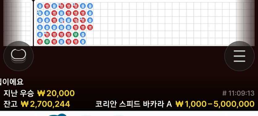 바카라 -800 복구기 8일차(1)