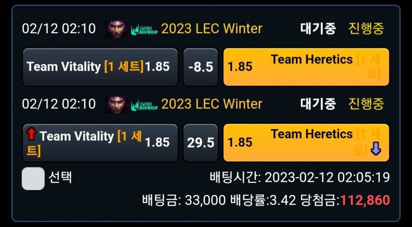 12연패 달성.(0)
