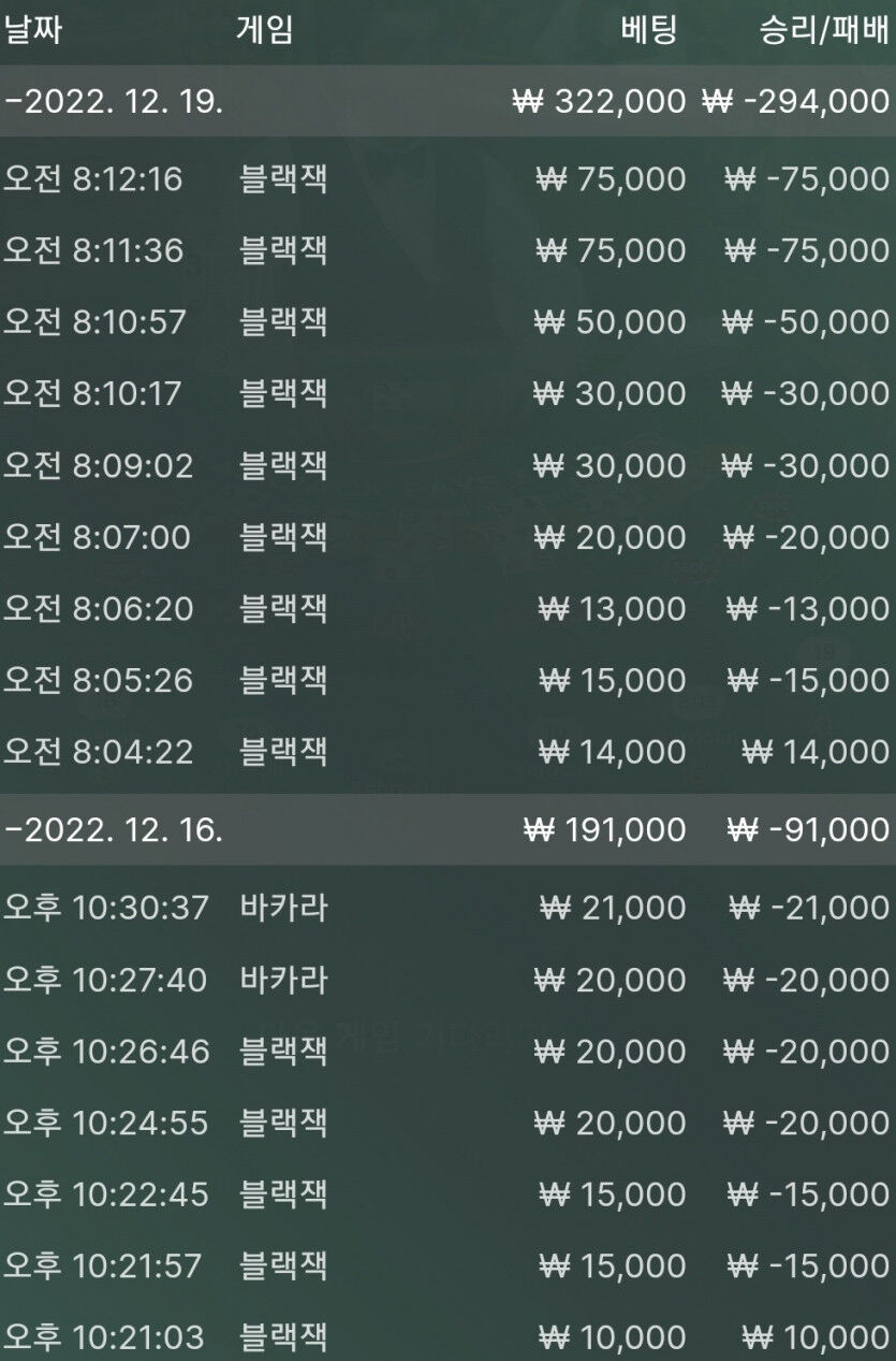 이게 말이 되는 경우인지.. (블랙잭)(1)