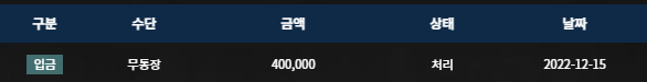 FM 사실상 첫 입금(0)