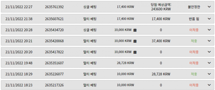 21일 벳위즈 스포츠후기(0)