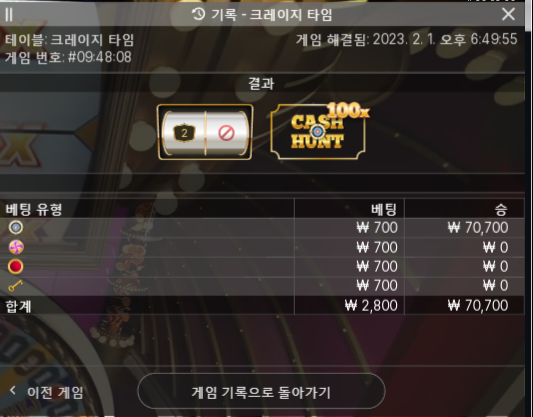 크레이지타임 소액후기~^^(0)
