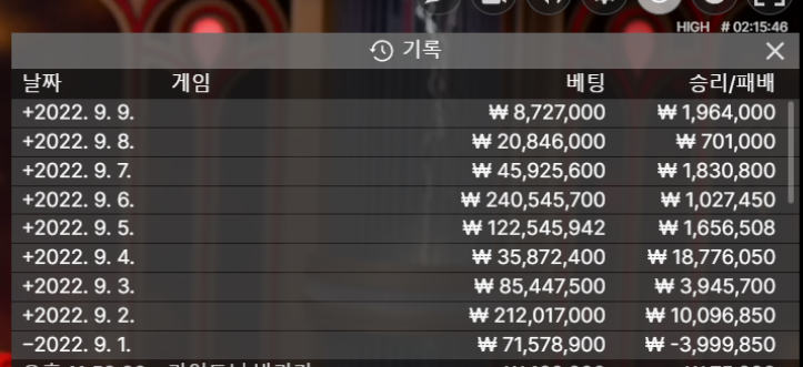 에볼 9월은 하루빼고 연승중이네요 !!!(0)