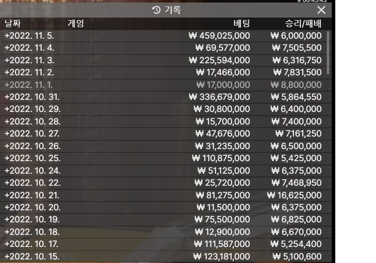 11월 1억 만들기 5일자 현황(0)