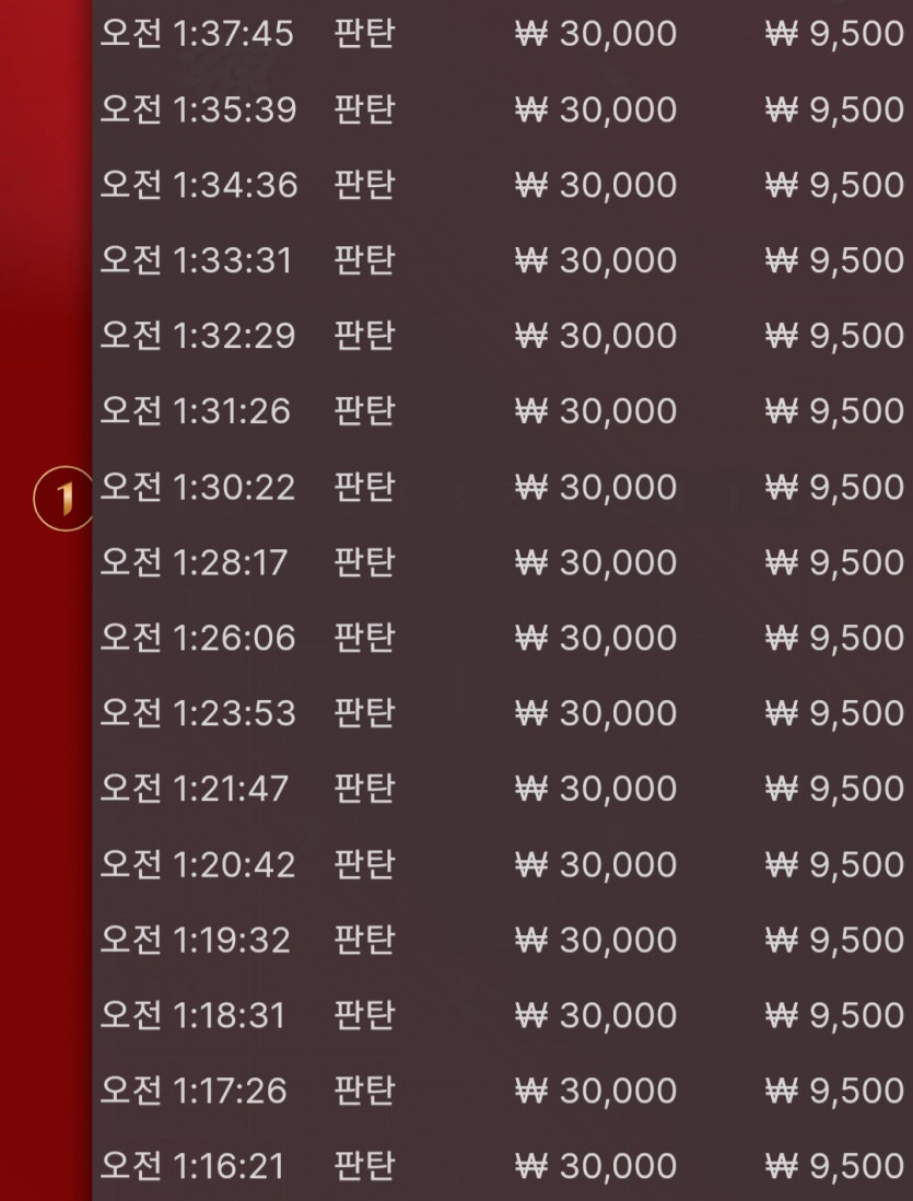 2/12 오늘의 도박일기(1)