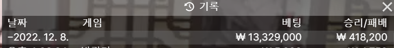 벳위즈 에볼루션 오후 2차(0)