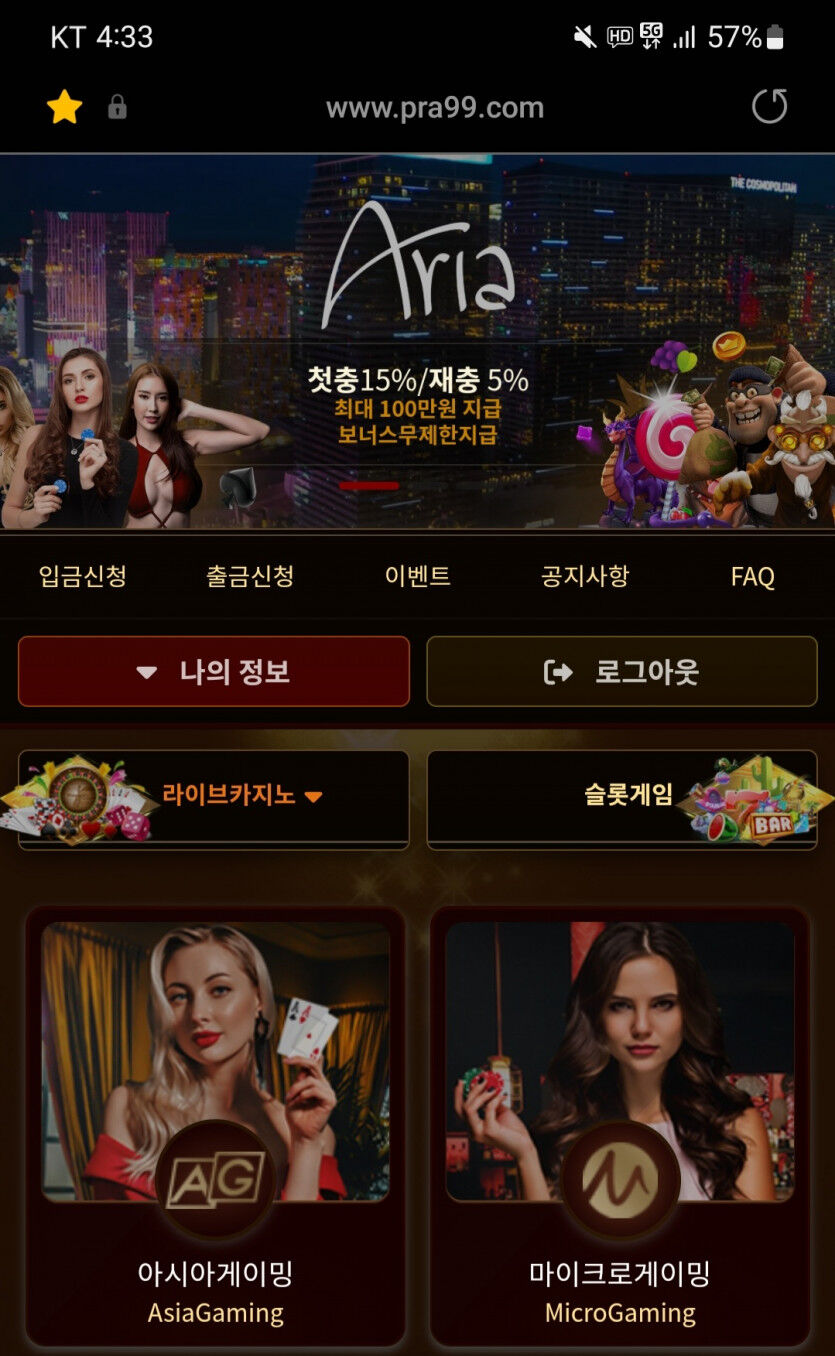 아리아카지노 후기(0)