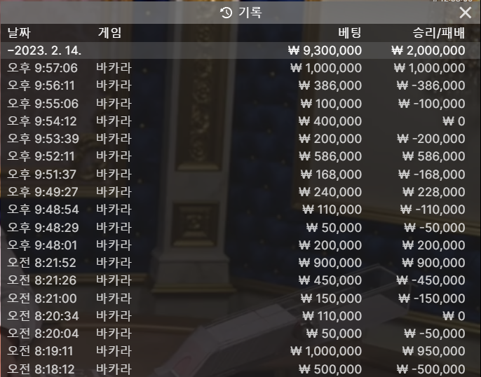 얀 카지노 2차 후기(0)