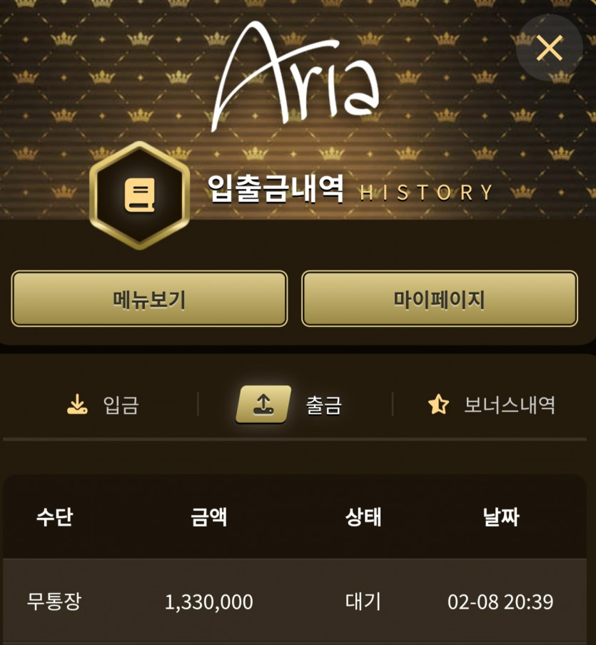 아리아 에볼 후기(0)