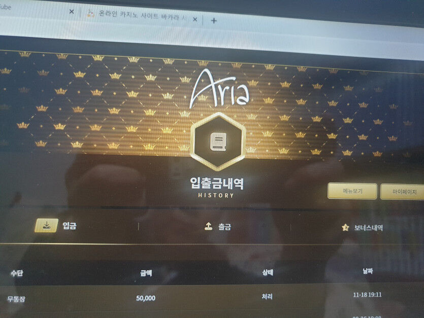 아리아카지노 슬롯후기(1)