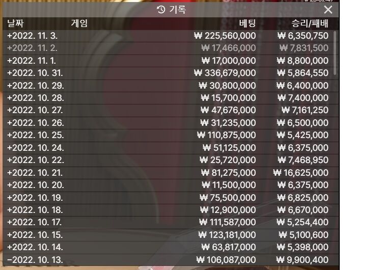 11월 1억만들기 3일자현황(0)