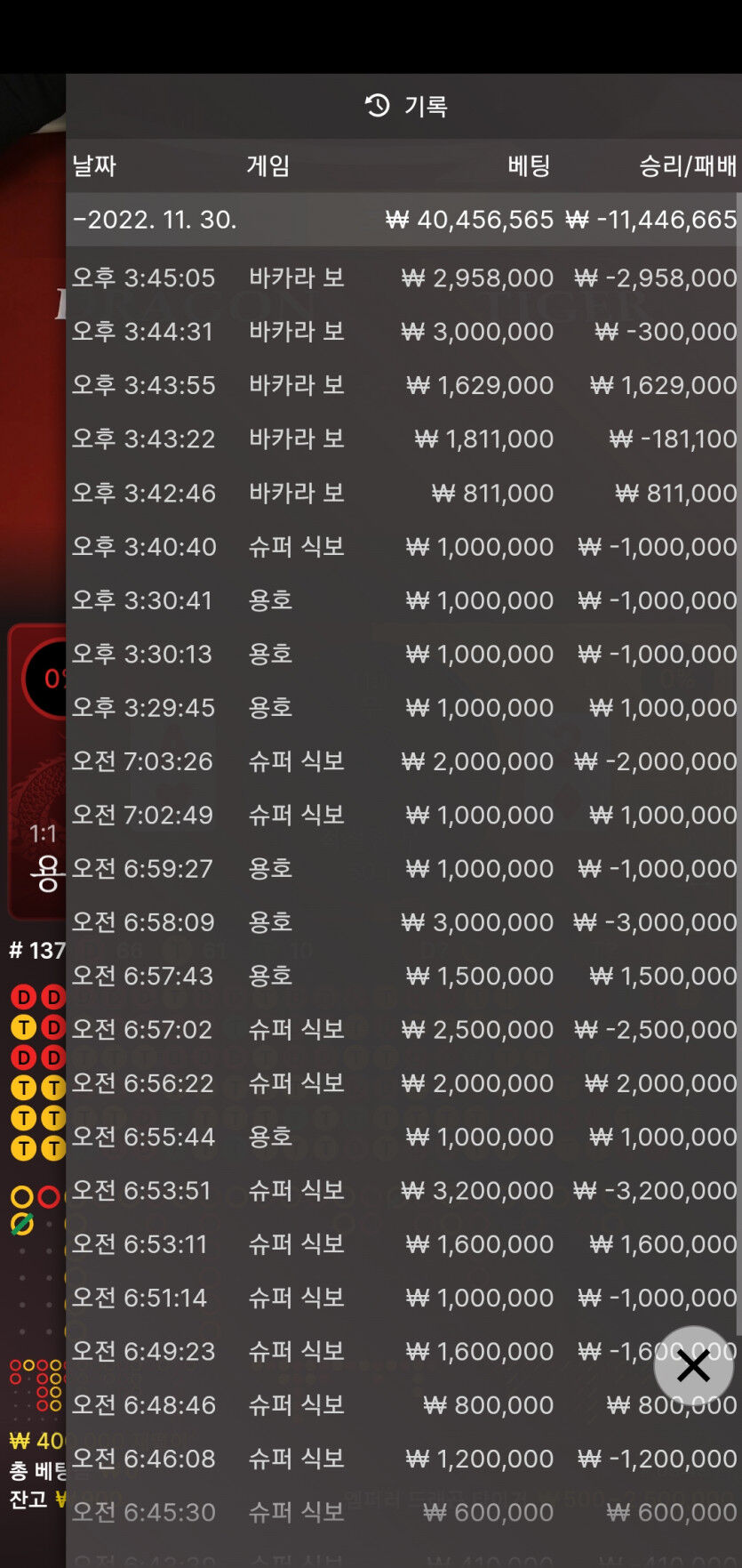 사망 ) 다람쥐(0)