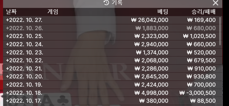 9/29~10/27일 수익 공개!!(1)