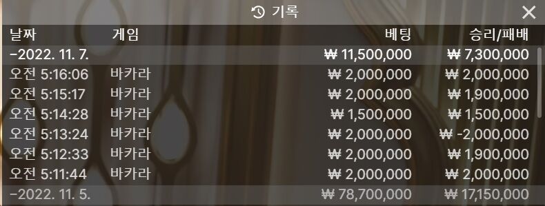 11월 1억 만들기 7일자 현황(1)