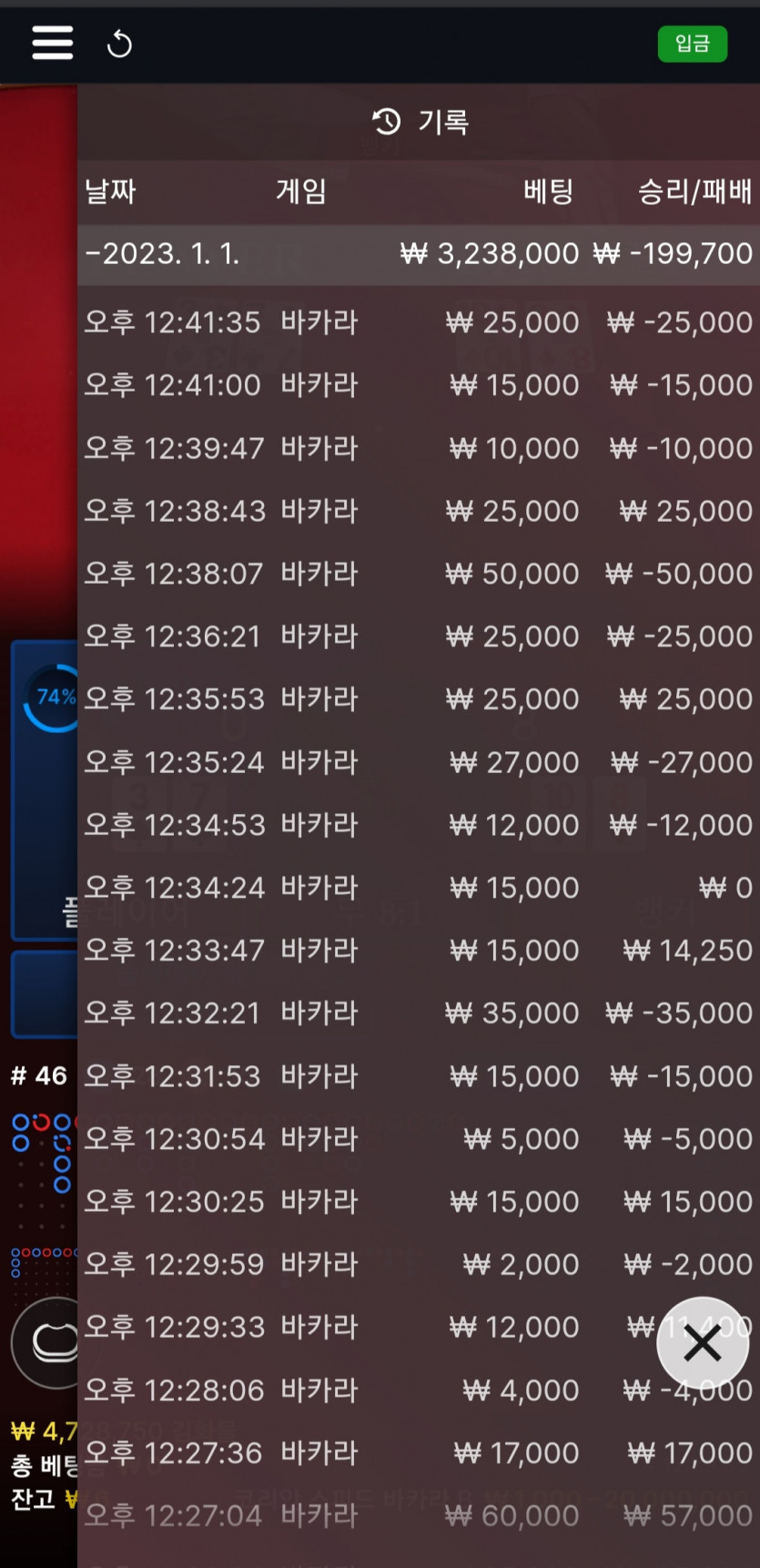 새해 첫날 벳위즈 후기..(0)
