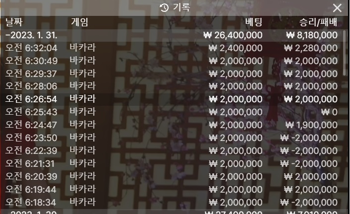 1월 3억 만들기 31일자 현황(0)