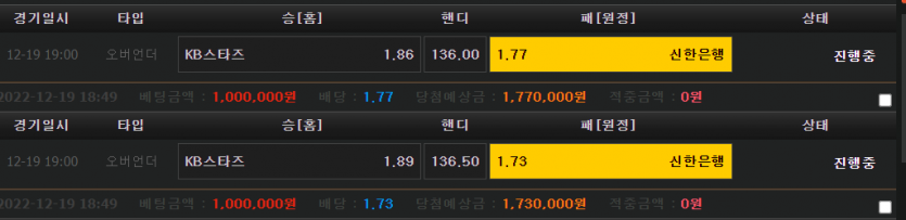 [베르기옹] WKBL 픽 후기(0)