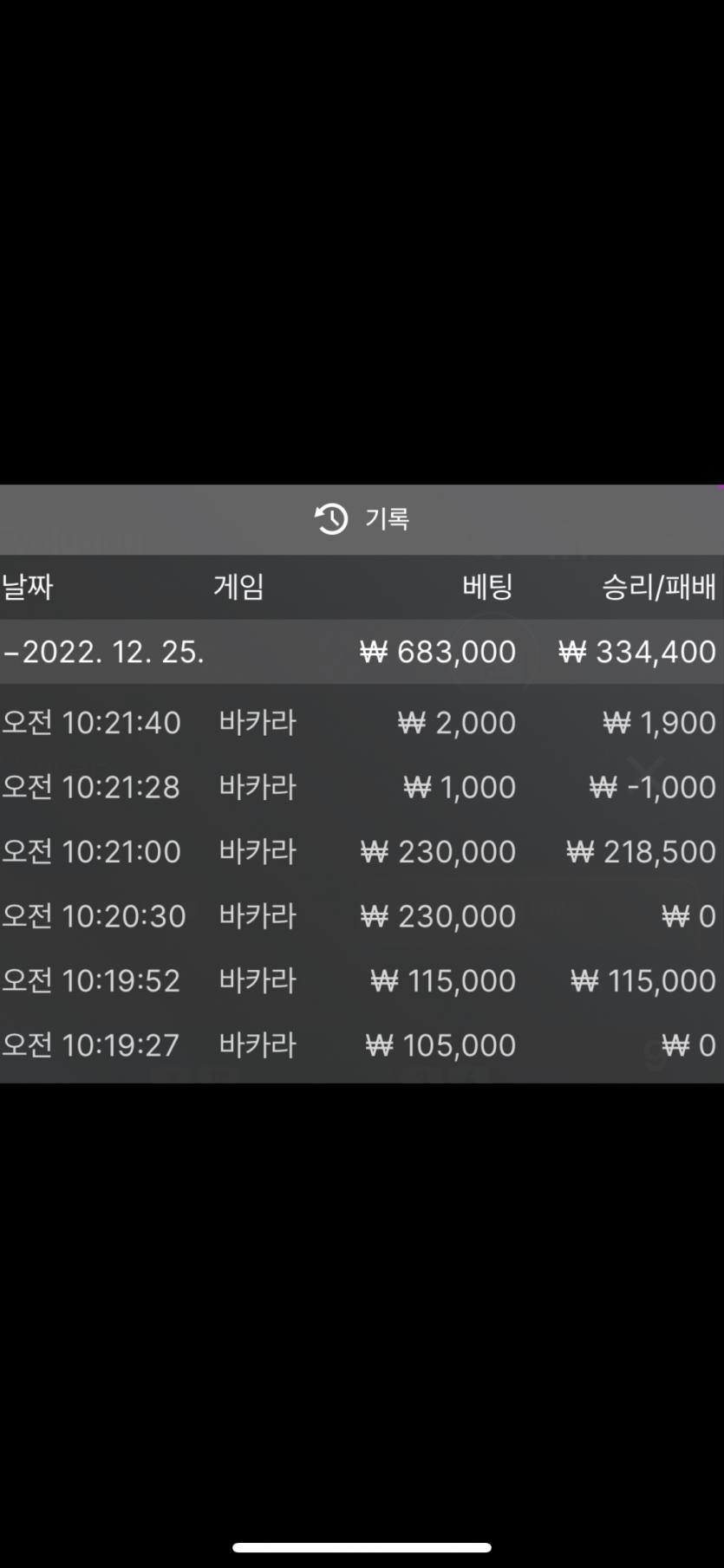에볼루션 후기 드디어 개인돈 해결 완료!!(0)