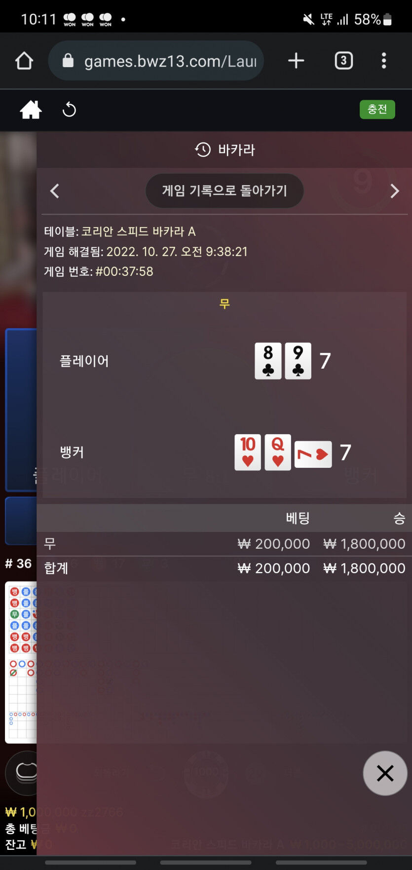 오랜만에 벳위즈 후기(1)