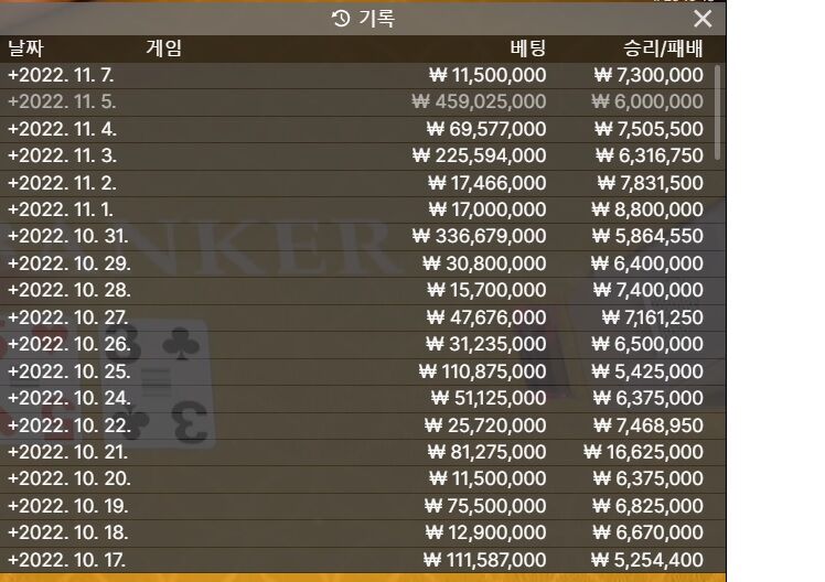 11월 1억 만들기 7일자 현황(0)