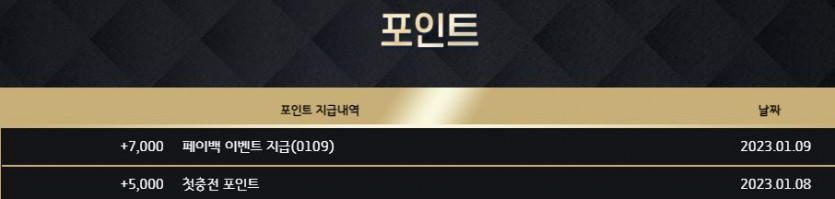 오랜만에 받는 페이백(0)
