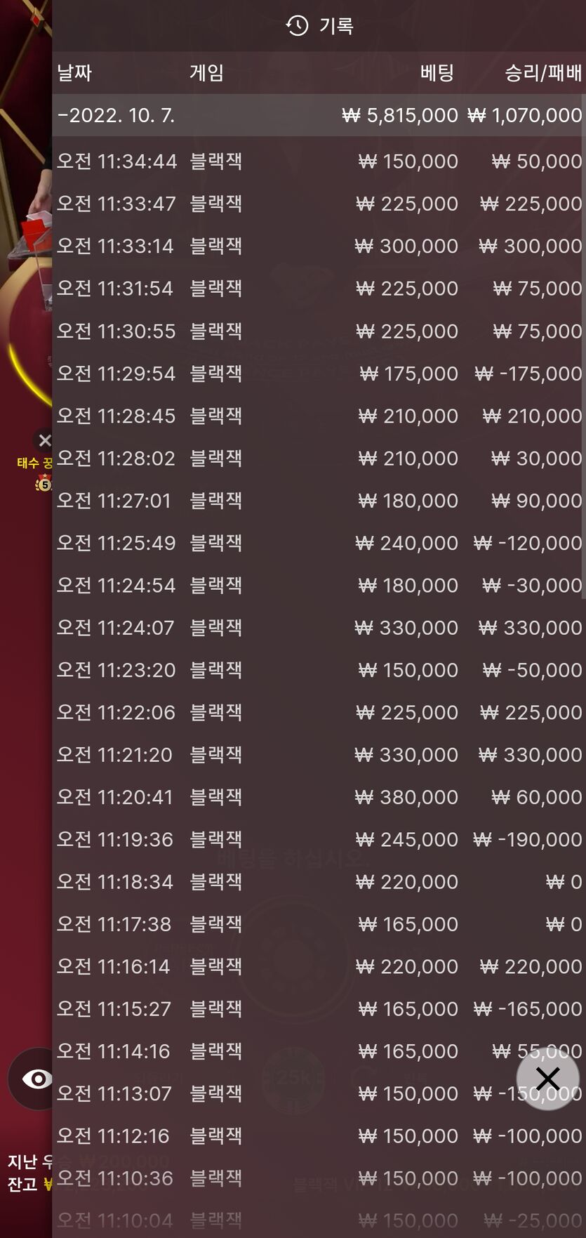 홈카 후기입니다. 블랙잭(0)