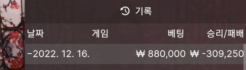 바카라 복구일지122(0)