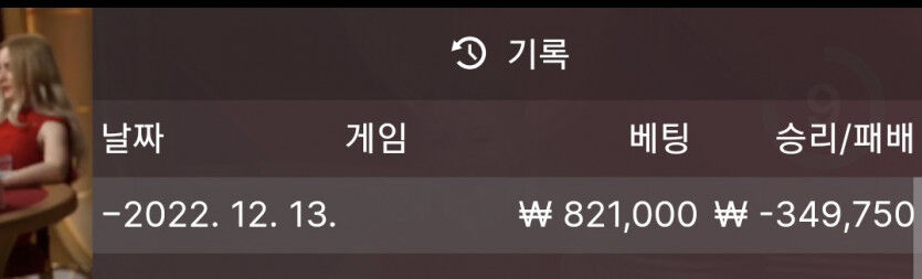 바카라 복구일지113(0)