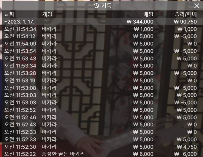 연속 타이 2번 맞춰서 천만다행으로 소생....(0)