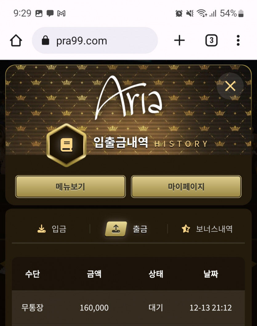 아리아후기(1)