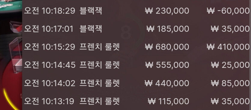홈카 룰렛 블랙잭 즐기기(0)
