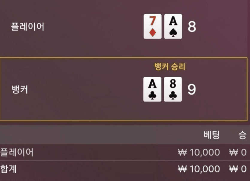 한 끗 차이로 승률 불안(0)
