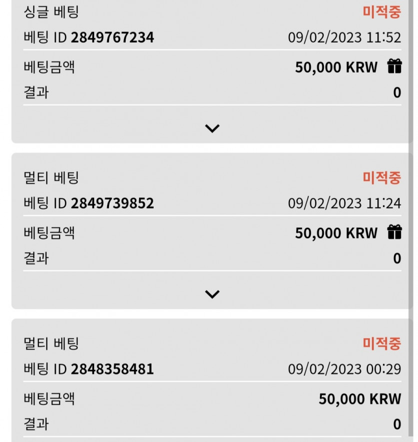 2월 9일 오늘의 도박 일기(2)
