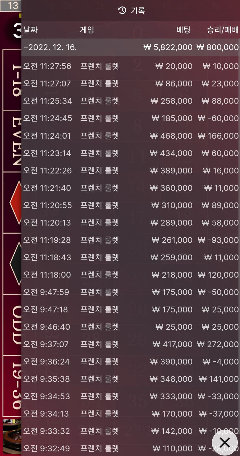 홈카 룰렛 후기입니다~!(0)