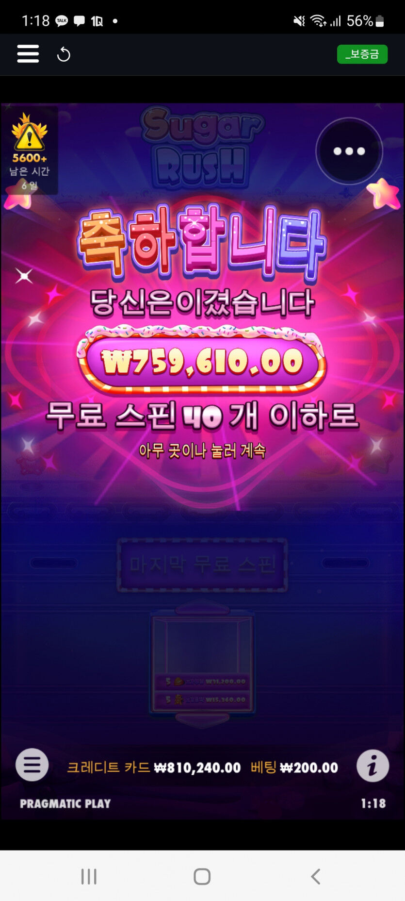 뱃위즈슈가러쉬 패주고 왔습니다(1)