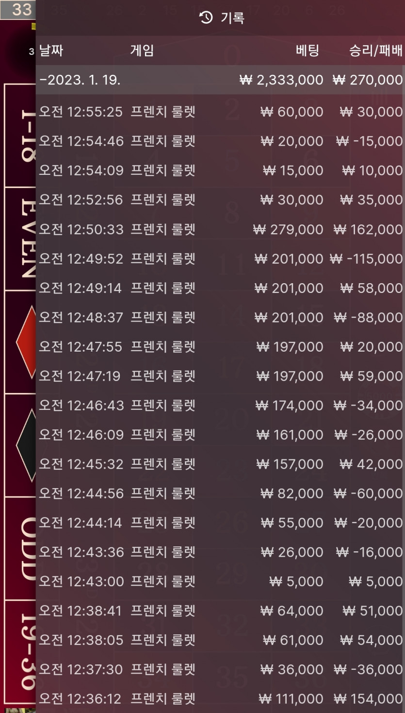 핑카 룰렛 후기입니다!(0)