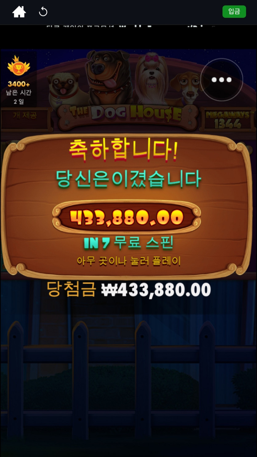 벳위즈 개집 슬롯(0)