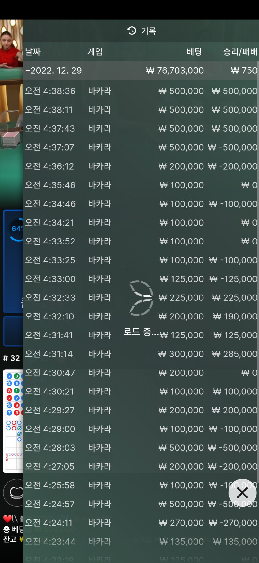 어제 400 승부 보자마자 바로 5연패?  그냥 나락가서 ...(0)