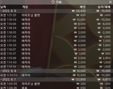 벳엔드 후기(0)