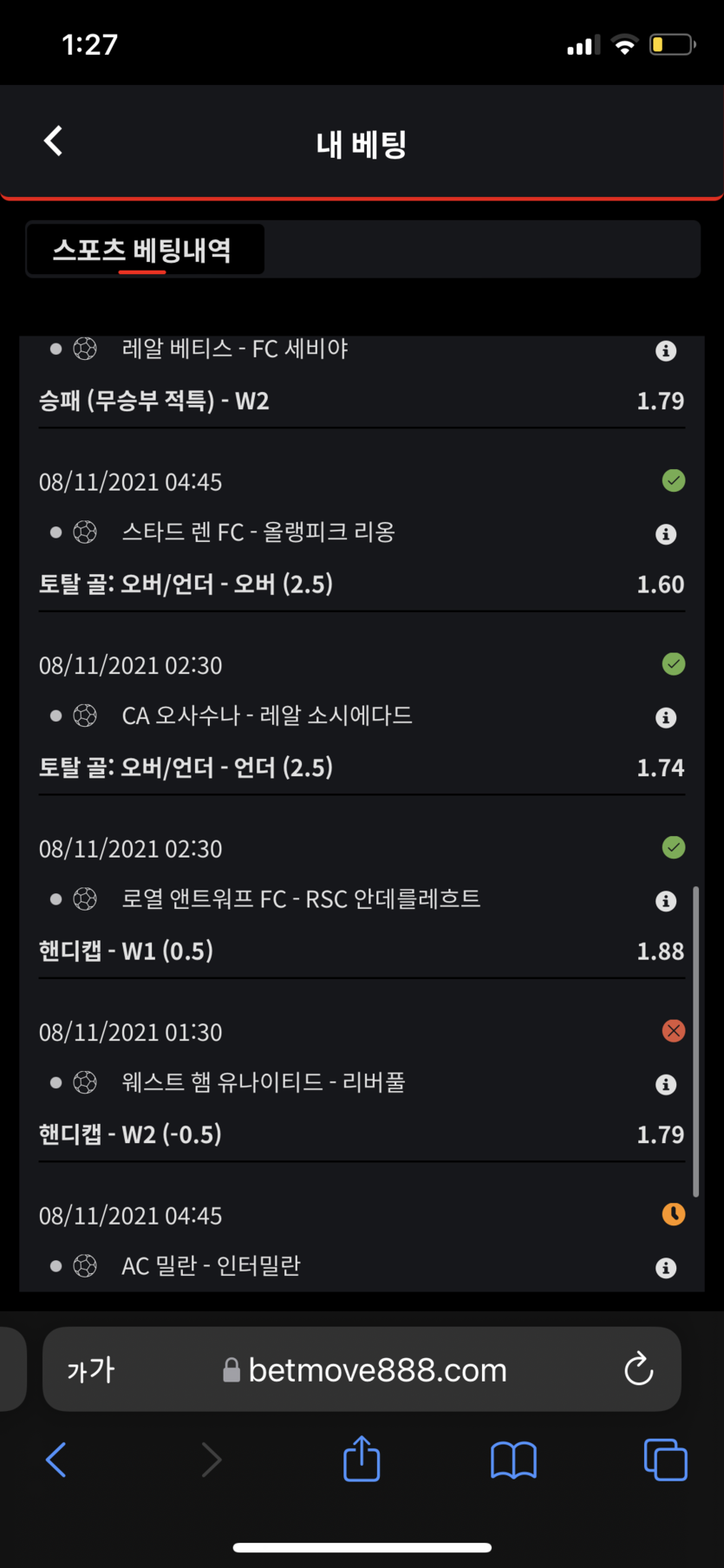 벳무브 후기(0)