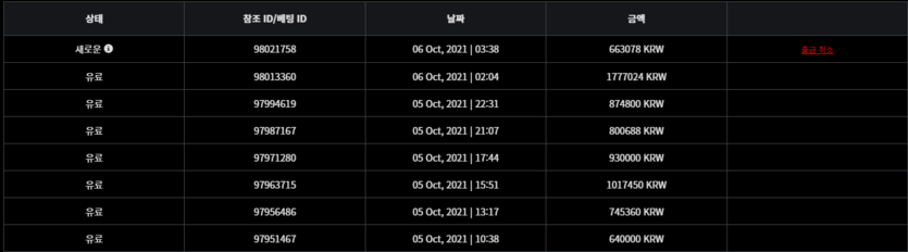 760 환전완료, 벳무브 후기(0)