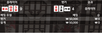 배팅 하자마자 끝....ㅋㅋㅋㅋㅋ(0)