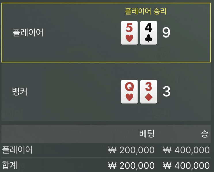 에볼루션 강승부 한방으로 정리(0)