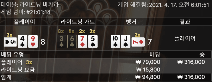 온라인카지노 라이트닝 바카라(1)